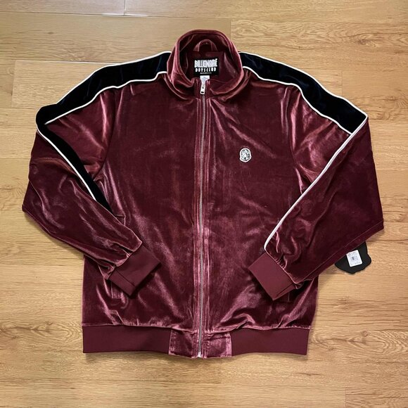 Billionaire Boys Club Satin Velvet Track Velour Jacket (BB Flight Jacket) - Picture 6 of 7
